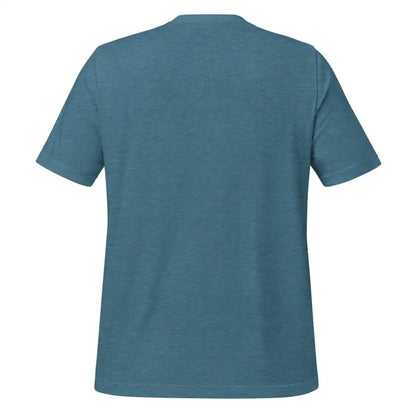 Teal crew neck Odin’s Chosen Tee in ring-spun cotton featuring Norse Ravens and Thor’s Hammer