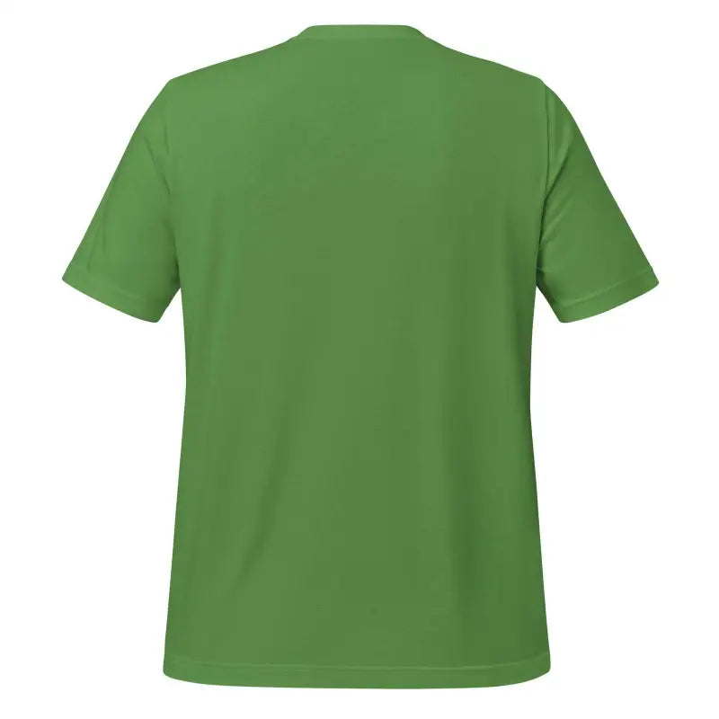 Plain green crew neck t-shirt featuring Odin’s Chosen design in ring-spun cotton