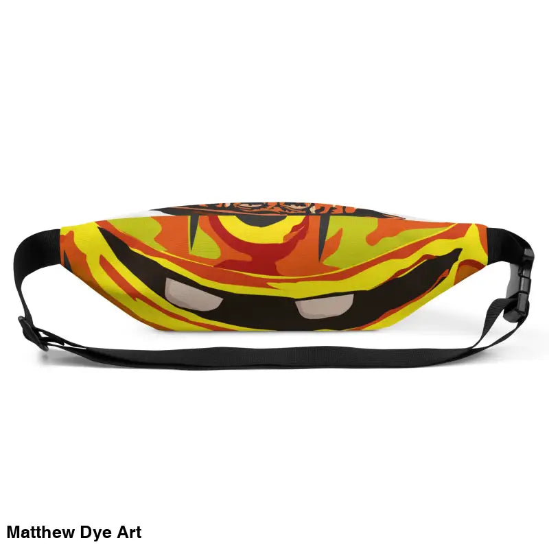 Cartoon monster fanny pack featuring vintage Pumpkin Witch art by Matthew Dye