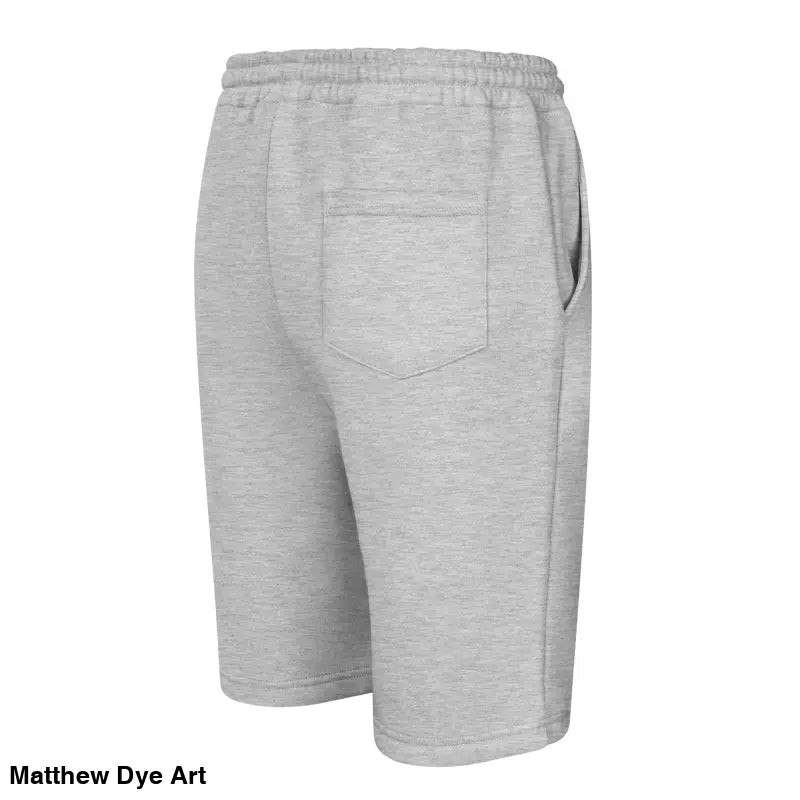 Gray sweat shorts from Pumpkin Witch Fleece Shorts by Matthew Dye Art for men