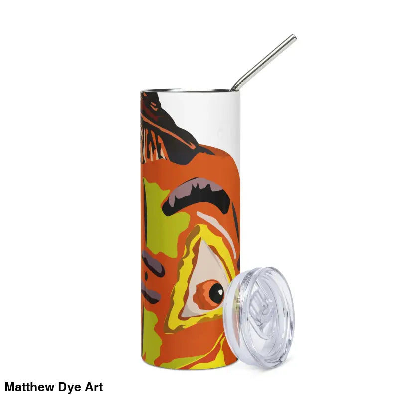 Pumpkin Witch Stainless Steel Halloween Tumbler showcasing practicality embraces whimsy