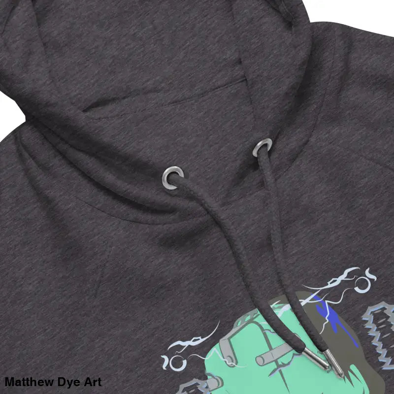 Gray hooded sweatshirt from Reanimated in Style, an eco organic cotton-blend hoodie