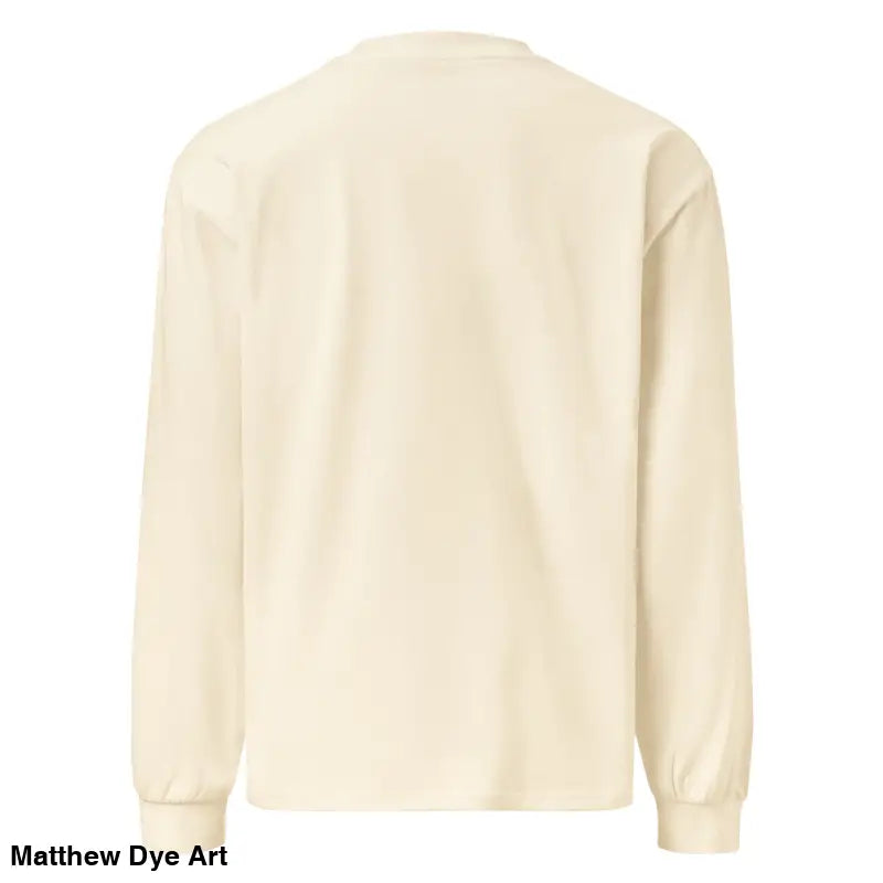 Cream-colored long-sleeved shirt for Scary Cat Halloween Ugly Sweater product