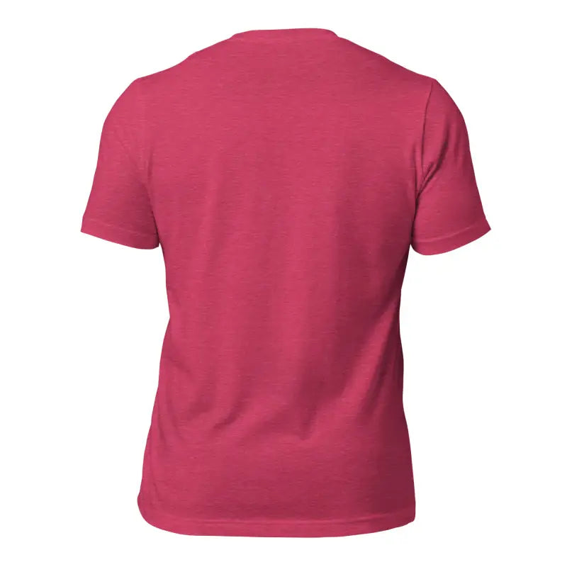 Back view of pink crew neck t-shirt featuring Mjölnir & ravens design