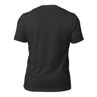 Back view of a Plain Black Crew Neck T-Shirt from the Sinister Belle Unisex collection