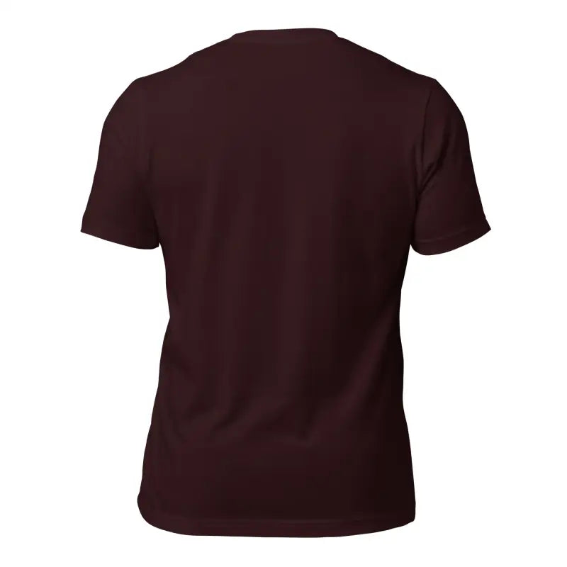 Plain burgundy crew neck t-shirt from Sinister Belle Gothic Horror unisex collection