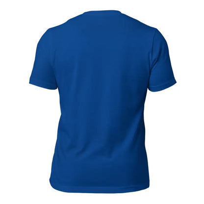 Plain royal blue crew neck t-shirt from Sinister Belle Unisex Gothic Horror collection