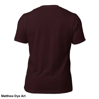 Plain burgundy crew neck t-shirt from Sinister Belle Gothic Horror unisex collection