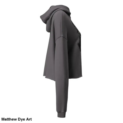 Gray hooded sweatshirt featuring a Sinister Entity design with exaggerated pointed ears