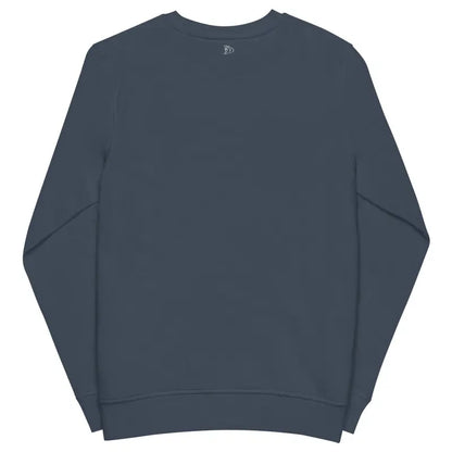 Dark gray crewneck sweatshirt made of organic cotton for classic horror enthusiasts