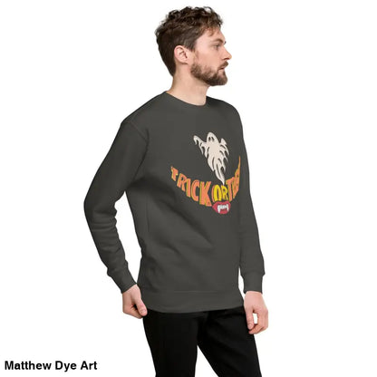 Spooky Comfort Unisex sweatshirt for Halloween wardrobe exudes playful enchantment