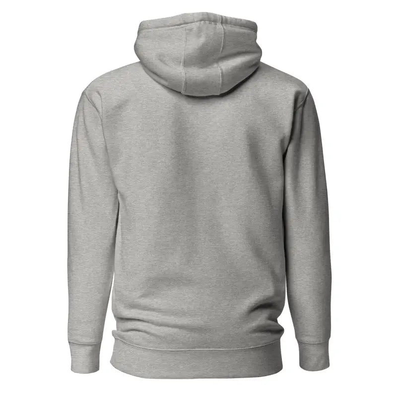 Light gray hooded sweatshirt back view of Stillness of Phrenology Classic Unisex Hoodie