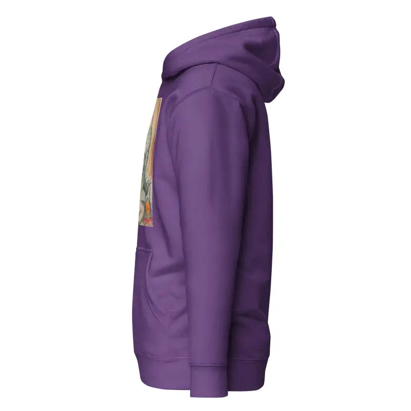 Side view of the Purple Stillness of Phrenology Classic Unisex Hoodie