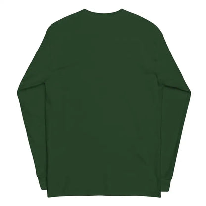 Dark green long-sleeved shirt featuring Surreal Art Tribute inspired by Romero