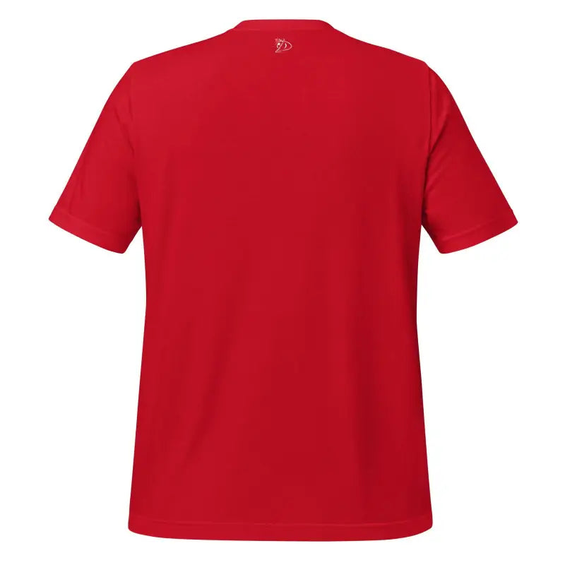 Plain red ring-spun cotton comfortable unisex t-shirt from Elegant Embrace of The Soultangler