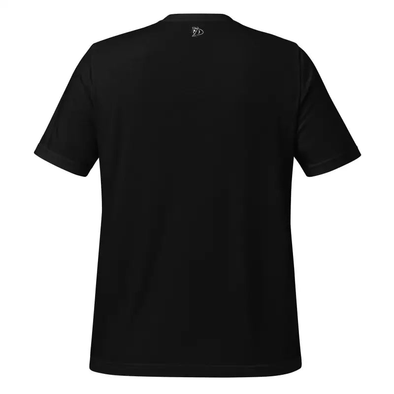 Plain black comfortable unisex t-shirt made of ring-spun cotton, a cult classic choice