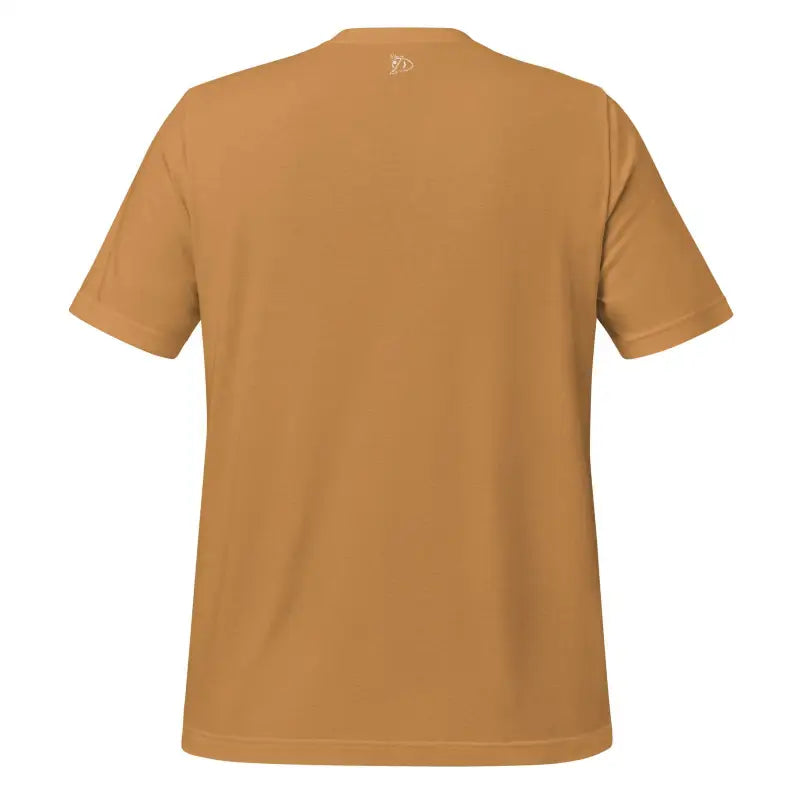 Plain brown Comfortable Unisex T-Shirt made of ring-spun cotton, a cult classic choice