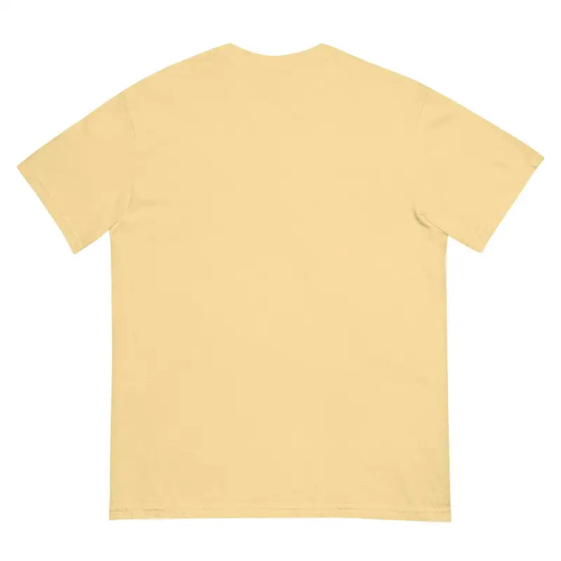 Plain cream-colored short sleeve Smiles Heavyweight T-Shirt for enchanting charm