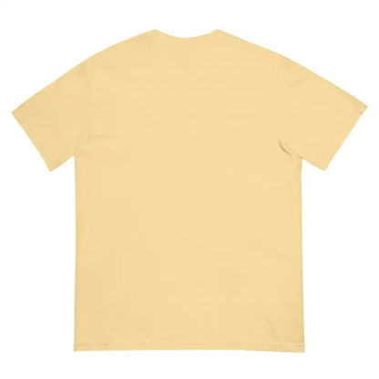 Plain cream-colored short sleeve Smiles Heavyweight T-Shirt for enchanting charm