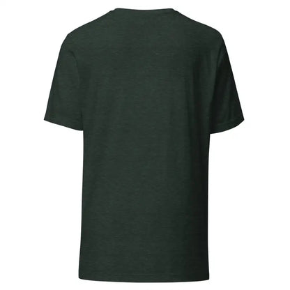 Unisex dark green short sleeve t-shirt for Halloween with Evil of Frankenstein design