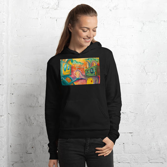 "A Gift of the Heart" Unisex Hoodie - Unveiling Beauty with Every Step
