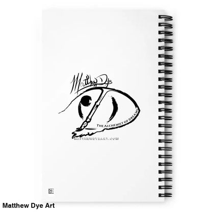 Unlock the Cosmos | Waves of Saturn Spiral Notebook