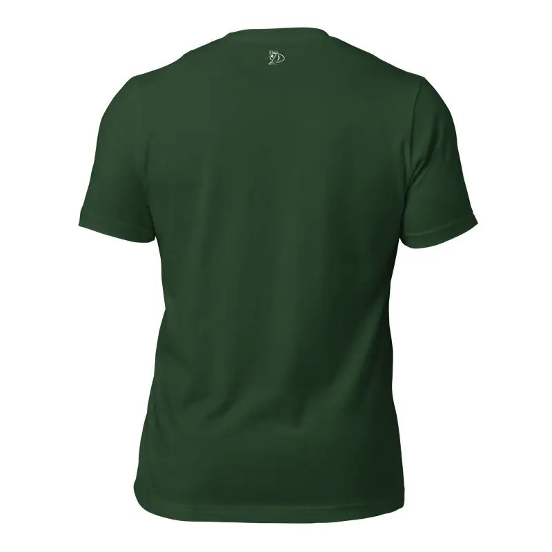 Dark green crew neck Viking Pride T-Shirt showcasing Thor’s Hammer and dragon motifs