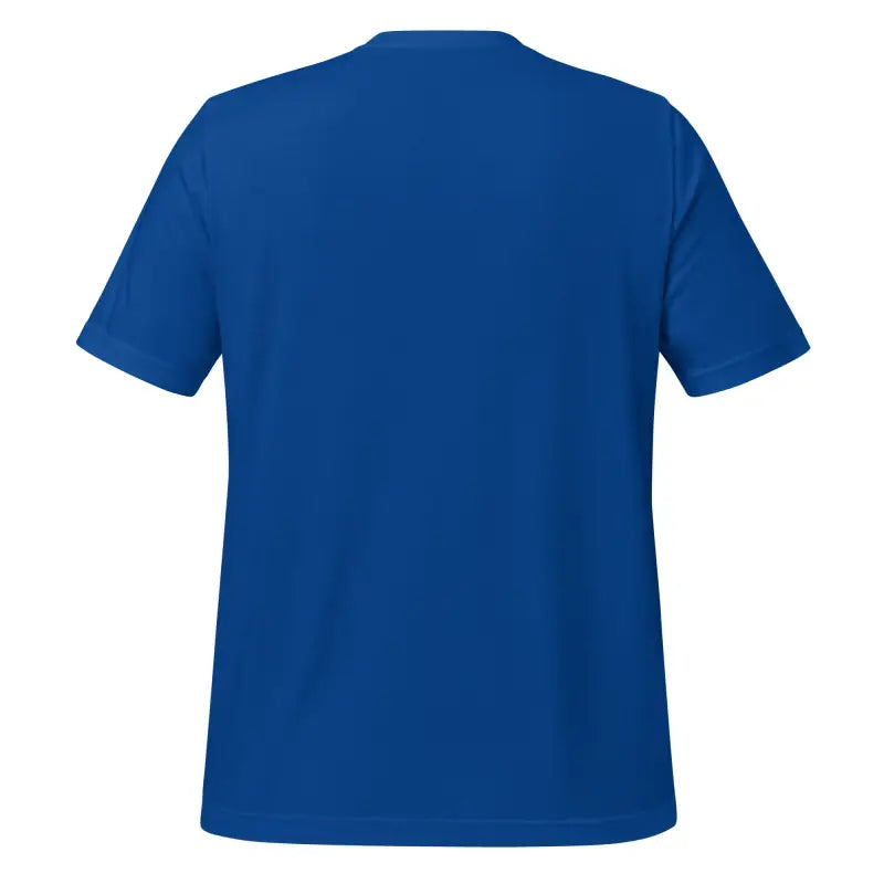 Plain royal blue Viking Pride T-Shirt featuring Thor’s Hammer and dragon motifs