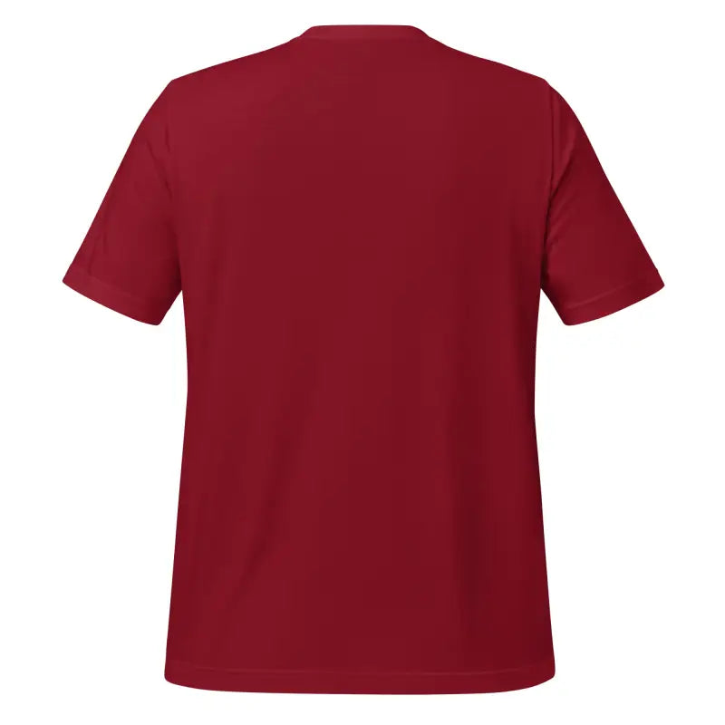 Plain red Viking Pride T-Shirt featuring Thor’s Hammer and dragon motifs with short sleeves