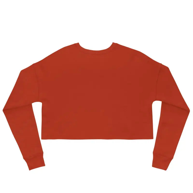 Vintage Black Cat Crop Sweatshirt in red, a charming piece from the cute Halloween collection