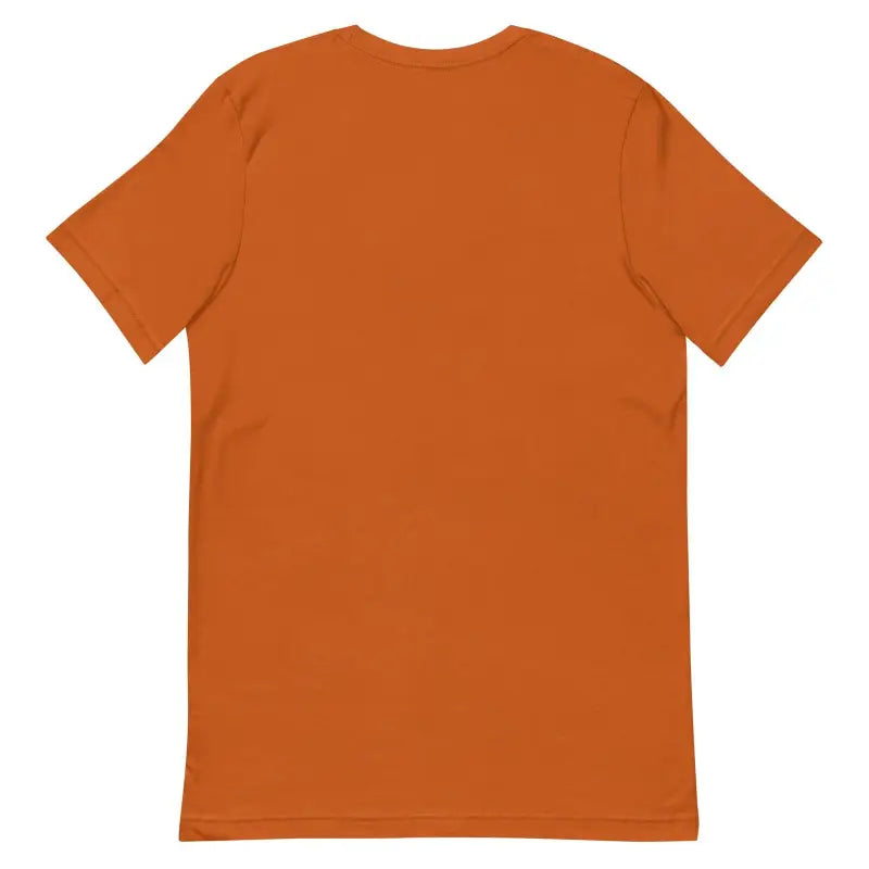 Plain orange short sleeve cat unisex t-shirt from Whimsical Vintage Cat collection