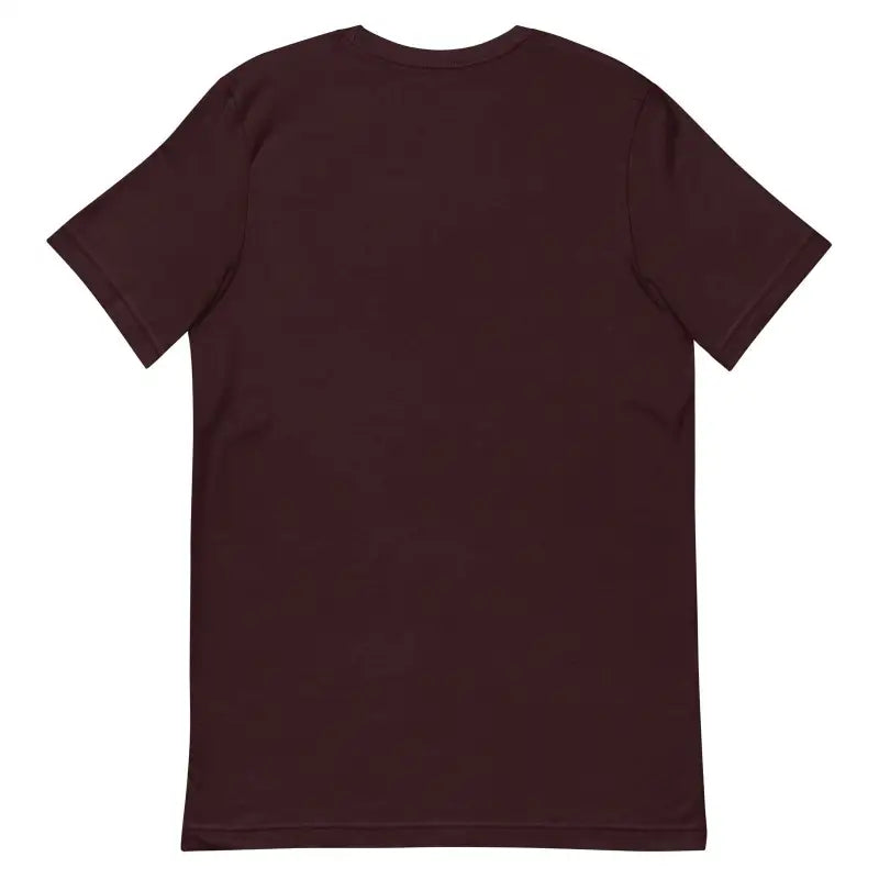 Plain burgundy t-shirt with short sleeves for Whimsical Vintage Cat Unisex Tee