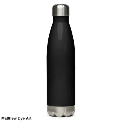 Black metal Vintage Cat Stainless Steel Water Bottle for daily adventures hydration