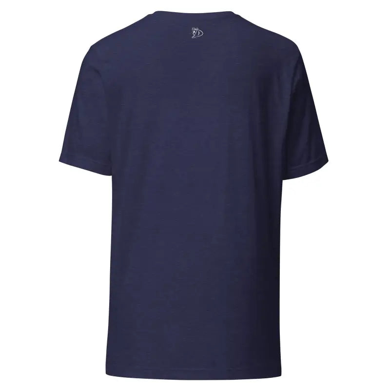 Navy blue short-sleeve Voynich Unisex Jersey T-Shirt for vibrant casual wear