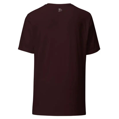 Plain burgundy crew neck t-shirt from Voynich Unisex Jersey collection