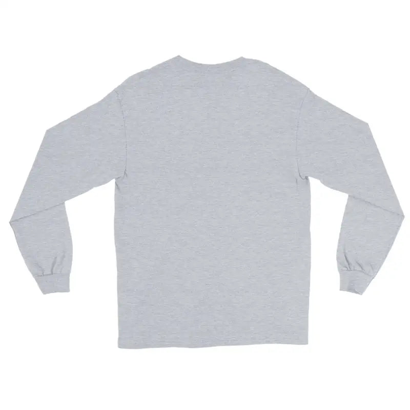 Plain white long-sleeve t-shirt, a quintessential men’s fashion must-have for timeless style