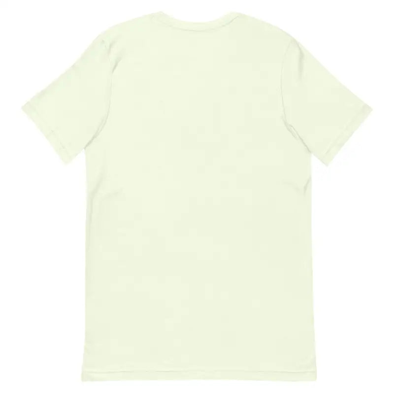 Plain cream-colored short sleeve t-shirt for Scary Cat Halloween unisex wear