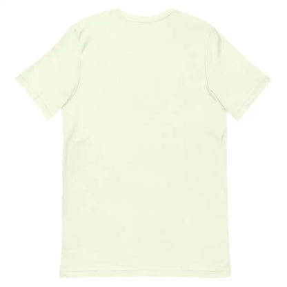 Plain cream-colored short sleeve t-shirt for Scary Cat Halloween unisex wear