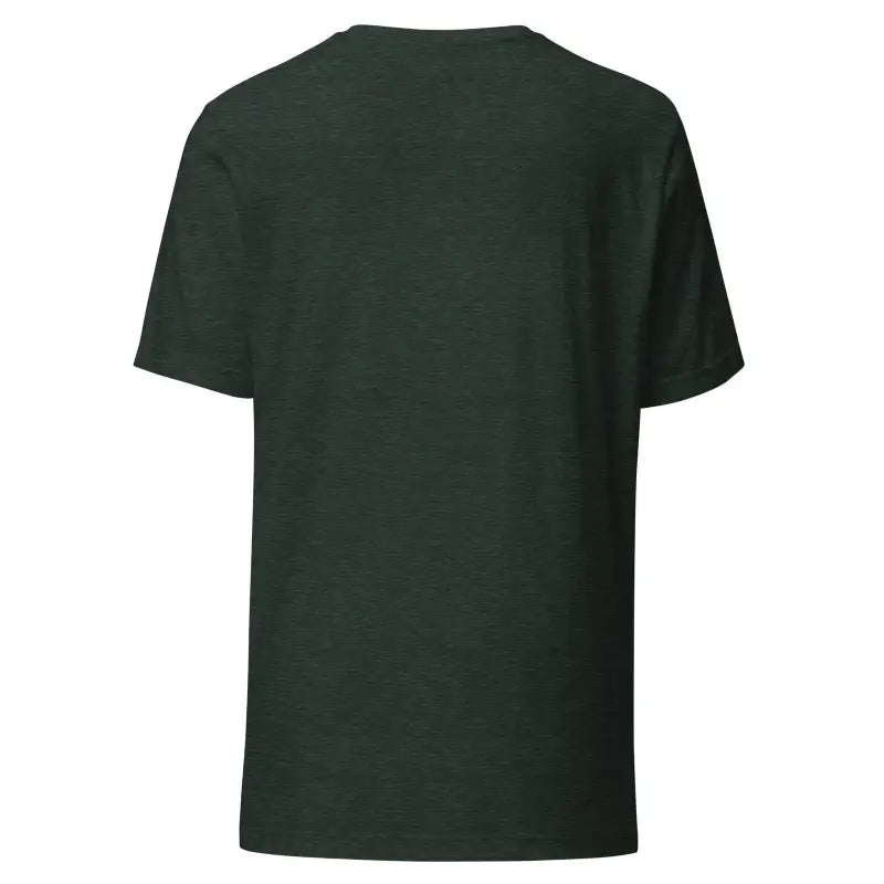 Dark green crew neck unisex t-shirt for a Trick R Treat Halloween theme