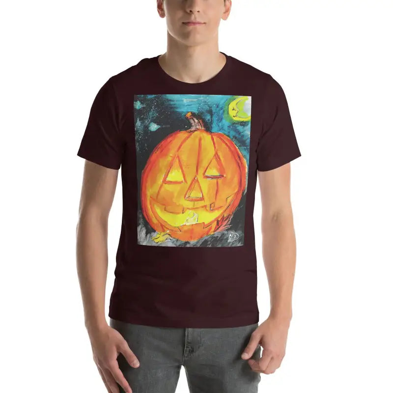 Carved jack-o’-lantern with classic design for spooky soft unisex Pumpkin Elegance