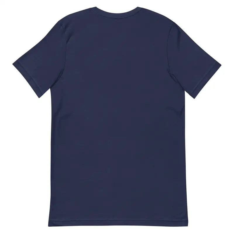 Navy blue vintage cat unisex t-shirt with short sleeves for stylish nostalgia