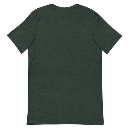 Dark green short sleeve vintage cat unisex tee for nostalgic style enthusiasts