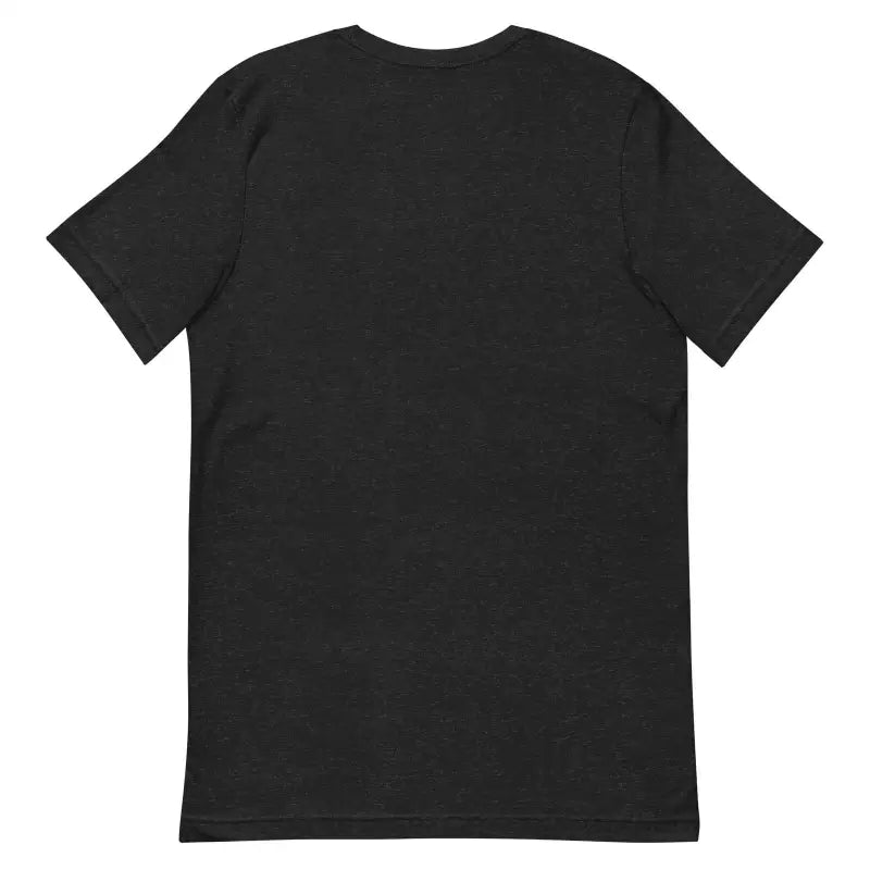 Plain black t-shirt showcasing Whimsical Vintage Cat Unisex design for nostalgic style