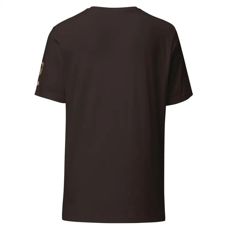 Plain black short sleeve crafted unisex tri-blend t-shirt for stylish comfort