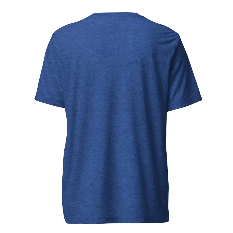 Plain blue crew neck t-shirt from the Whispers of Chaos in the Murder Party Mayhem collection