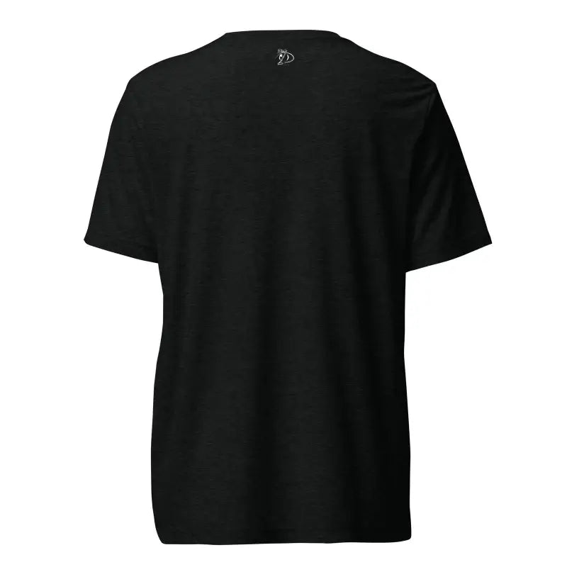 Plain black cotton t-shirt with short sleeves for murder party mayhem events