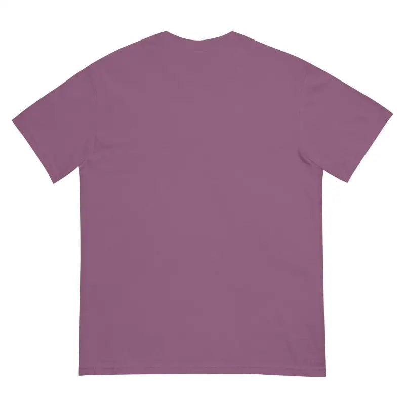 Plain mauve t-shirt featuring short sleeves from the Skull Owl Unisex Heavyweight Harmony