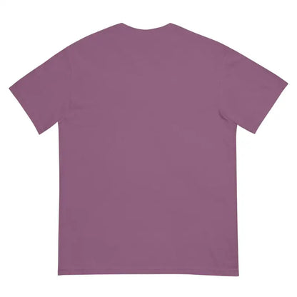 Plain mauve t-shirt with short sleeves from Skull Owl Unisex Heavyweight Harmony