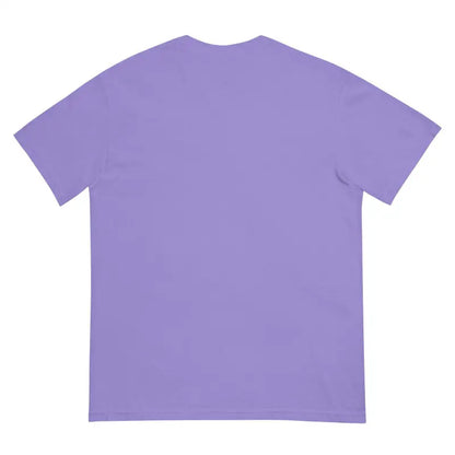 Plain purple Skull Owl Unisex Heavyweight Harmony T-shirt with short sleeves