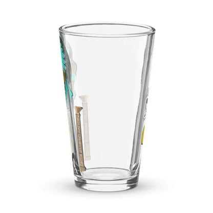 Clear Shaker Pint Glass with straight sides and a tapered shape for stylish refreshment